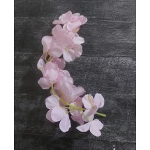 Декоративная ветка 20 см цв. розовый, цена за пучок